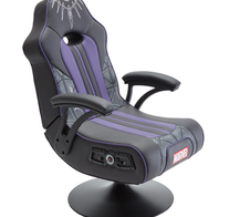 X Rocker Marvel™ Elite 2.1 Gaming-Sessel  im Black Panther Design - schwarz/lila
