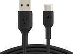 Belkin BoostCharge 2 m USB-C/USB-A Kabel, schwarz