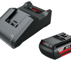 BOSCH Home & Garden Werkzeugakkus mit Ladegerät Starter-Set 36V