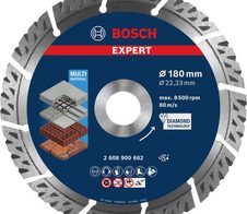 BOSCH EXPERT MultiMaterial Diamant-Trennscheibe 180x12 1 St.