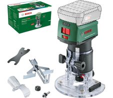 BOSCH Home & Garden Akku-Fräse Advanced 18V Set