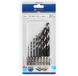BOSCH Metallbohrer-Set PRO Metal HSS-G Impact 8-teilig