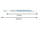 makita Stichsägeblätter B-52 Universal, B-06482