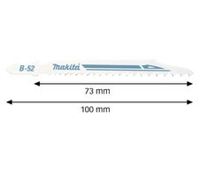 makita Stichsägeblätter B-52 Universal, B-06482