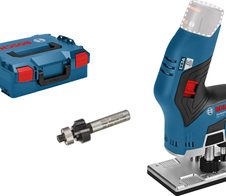 BOSCH Professional GKF 12V-8 Akku Kantenfräse GKF Set