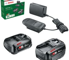 BOSCH Home & Garden Ladegerät Starter-Set 18V 2.0+4.0A