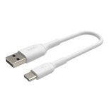Belkin BoostCharge 15 cm USB-C/USB-A Kabel, weiß