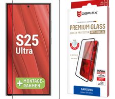 DISPLEX Premium Panzerglas (Full Cover, 10H) für Samsung Galaxy S25 Ultra