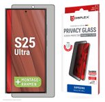 DISPLEX Privacy Full Cover Panzerglas (10H) für Samsung Galaxy S25 Ultra