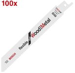 BOSCH S 922 HF Flexible for Wood and Metal Säbelsägeblätter 150mm 100 St.