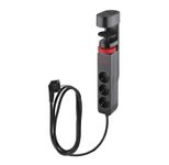 IOIO SL 3000 3-fach Tischsteckdose schwarz