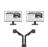 2x BenQ GW2491 Monitor 60,5 cm (23,8 Zoll) + BenQ Ergo Arm BDH01