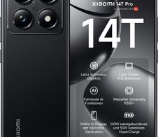 Xiaomi 14T Pro - 5G Smartphone - 12 GB/512 GB - 6.67" - Titan Black