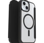 OtterBox React Folio MagSafe Apple iPhone 16e/15/14/13 Black Crystal - clear/black