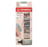 STABILO BOSS MINI Naturevibes Textmarker farbsortiert 2.0 - 5.0 mm Schreibfarbe: Mehrfarbig