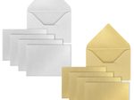 ÖKI Briefumschläge gold/silber DIN B6 nassklebend ohne Fenster