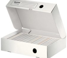LEITZ Infinity Archivboxen 25,5 x 33,0 x 8,0 cm weiß