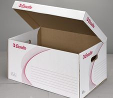 Esselte Archivcontainer 56,0 x 38,0 x 26,5 cm weiß