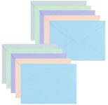 ÖKI Briefumschläge pastell DIN B6 nassklebend ohne Fenster