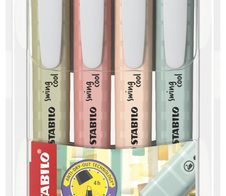 STABILO swing cool NatureCOLORS Textmarker farbsortiert 1.0 - 4.0 mm Schreibfarbe: Mehrfarbig