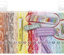 STABILO swing cool NatureCOLORS Textmarker farbsortiert 1.0 - 4.0 mm Schreibfarbe: Mehrfarbig