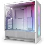 NZXT H5 Flow RGB Mid-Tower-Gehäuse, Weiß