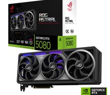 ASUS ROG Astral GeForce RTX 5080 16GB GDDR7 OC Edition Gaming Grafikkarte