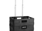 pavo Transportwagen schwarz 38,0 x 31,0 x 36,0 cm bis 25,0 kg