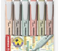 STABILO swing cool NatureCOLORS Textmarker farbsortiert 1.0 - 4.0 mm Schreibfarbe: Mehrfarbig