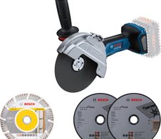 BOSCH Professional GWS 18V-180 P Akku Winkelschleifer Set