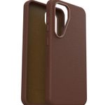 OtterBox Symmetry Cactus Leather Schutzhülle für Samsung Galaxy S25 Rich Adove - brown