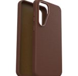 OtterBox Symmetry Cactus Leather Schutzhülle für Samsung Galaxy S25+ Rich Adove - brown