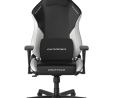 DXRacer Drifting Serie GC/XLDC23LTA/NW Gaming-Stuhl - Plus / XL - EPU Leder - Schwarz/Weiß