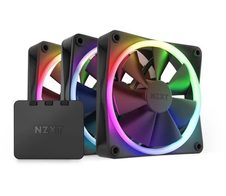 NZXT F120 RGB-Dreierpack - Gehäuselüfter, Schwarz