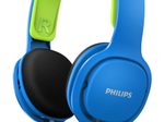Philips Kids SHK2000BL kabelgebundene On-Ear Kopfhörer für Kinder, blau/grün