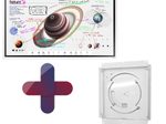 Samsung Flip Pro WM55B Flipchart 138,7 cm 55 Zoll inkl. HAGOR WH SA Flip neig- und drehbare Wandhalterung
