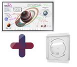 Samsung Flip Pro WM55B Flipchart 138,7 cm 55 Zoll inkl. HAGOR WH SA Flip neig- und drehbare Wandhalterung