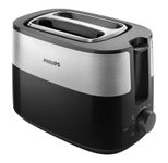 Philips Daily Collection HD2516 Toaster 2 Scheibe, schwarz