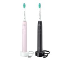 Philips 3100 Series HX3675 Zahnbürstenset - Black/Sugar Rose