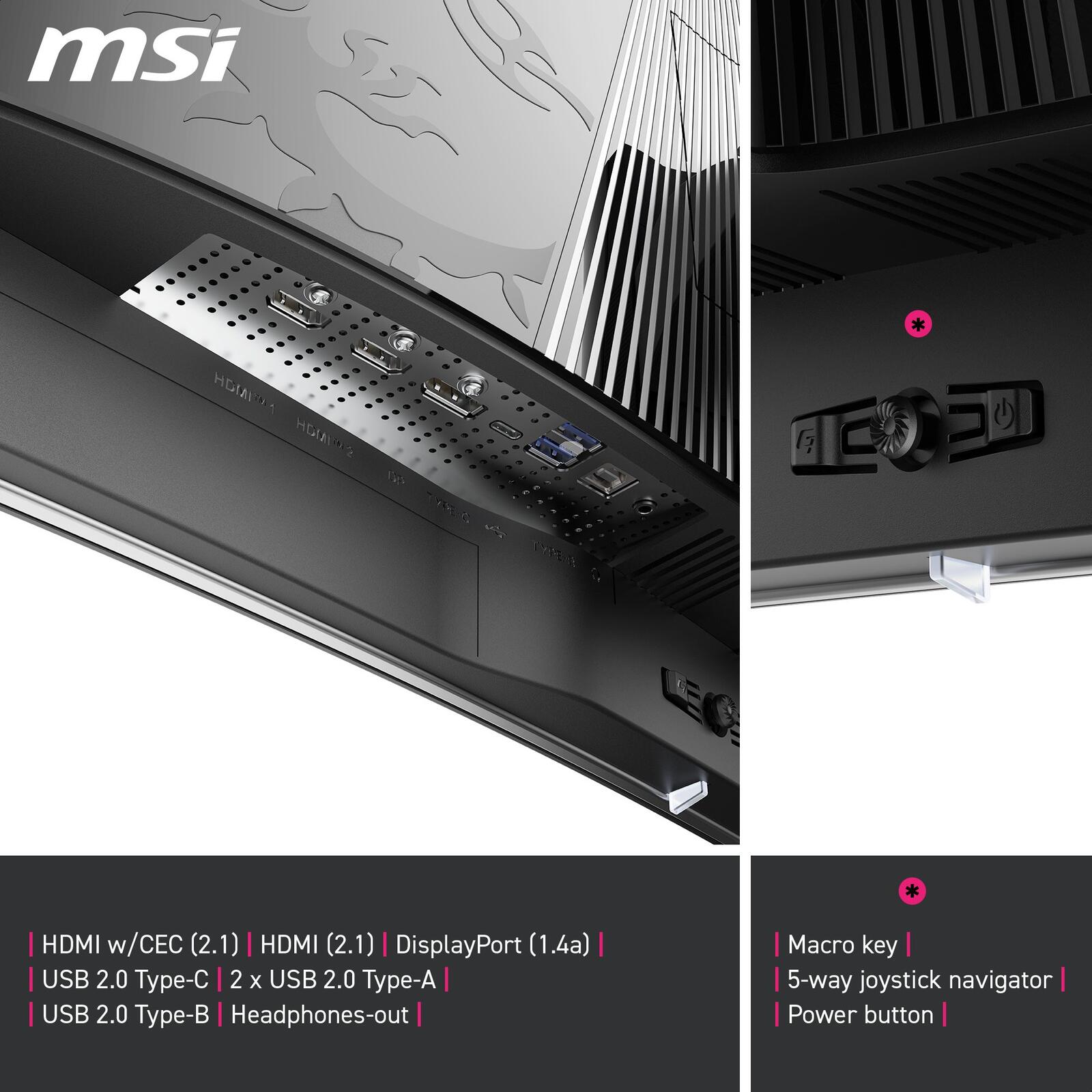 MSI MPG 321CURXDE Curved Gaming Monitor 80 cm (31,5")