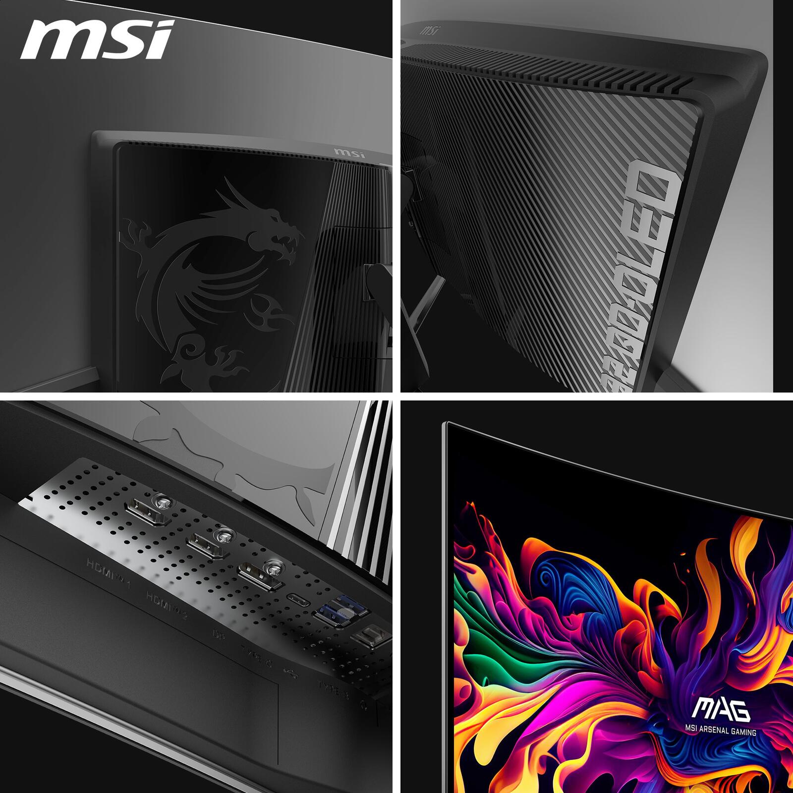 MSI MPG 321CURXDE Curved Gaming Monitor 80 cm (31,5")