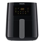 Philips Essential HD9252 - Heißluft-Fritteuse, schwarz/silber