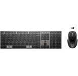 HP 720 Kombo mit wiederaufladbarer kabelloser Tastatur und Maus für mehrere Geräte