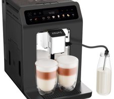KRUPS EA895N Evidence One Kaffeevollautomat mit Milchaufschäumer - schwarz
