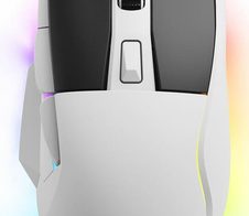 Sharkoon Skiller SGM50W kabellose Gaming-Maus, weiß