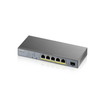 Zyxel GS1350-6HP Surveillance Switch 6-Port Smart Managed PoE