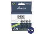 MediaRange USB-Akkus mit Ladekabel Mignon AA 1400 mAh
