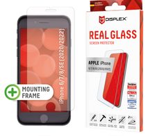 DISPLEX Panzerglas (10H, 2D) für Apple iPhone 6/7/8/SE (2020/2022)