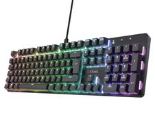 Trust GXT 871 Zora Mechanische Gaming-Tastatur, DE Layout