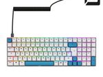 Sharkoon SKILLER SGK50 S2 PBT - White Gaming-Tastatur, Gateron G Pro 3.0 Yellow